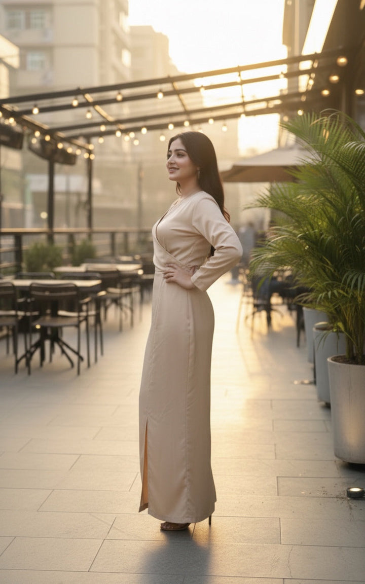 Syah Women RTW Solids Silk 1 Piece Golden Hour - Festive Collection