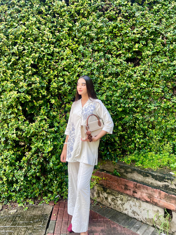Urban Cut RTW Embroidered Cotton Co-Ord Sets Suit C-16 - Casual Collection