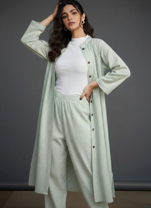 Urban Cut RTW Solids Cotton Co-Ord Sets Suit C-21 - Casual Collection