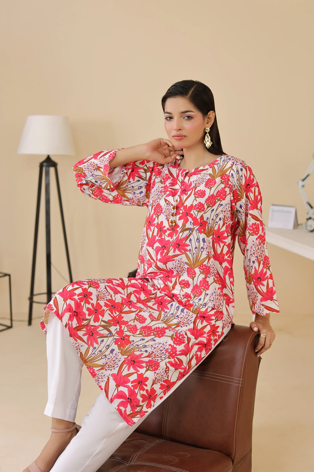 Dhaga Women Pret Printed 1 Piece Poly lawn SS25DKP118 - Summer Collection