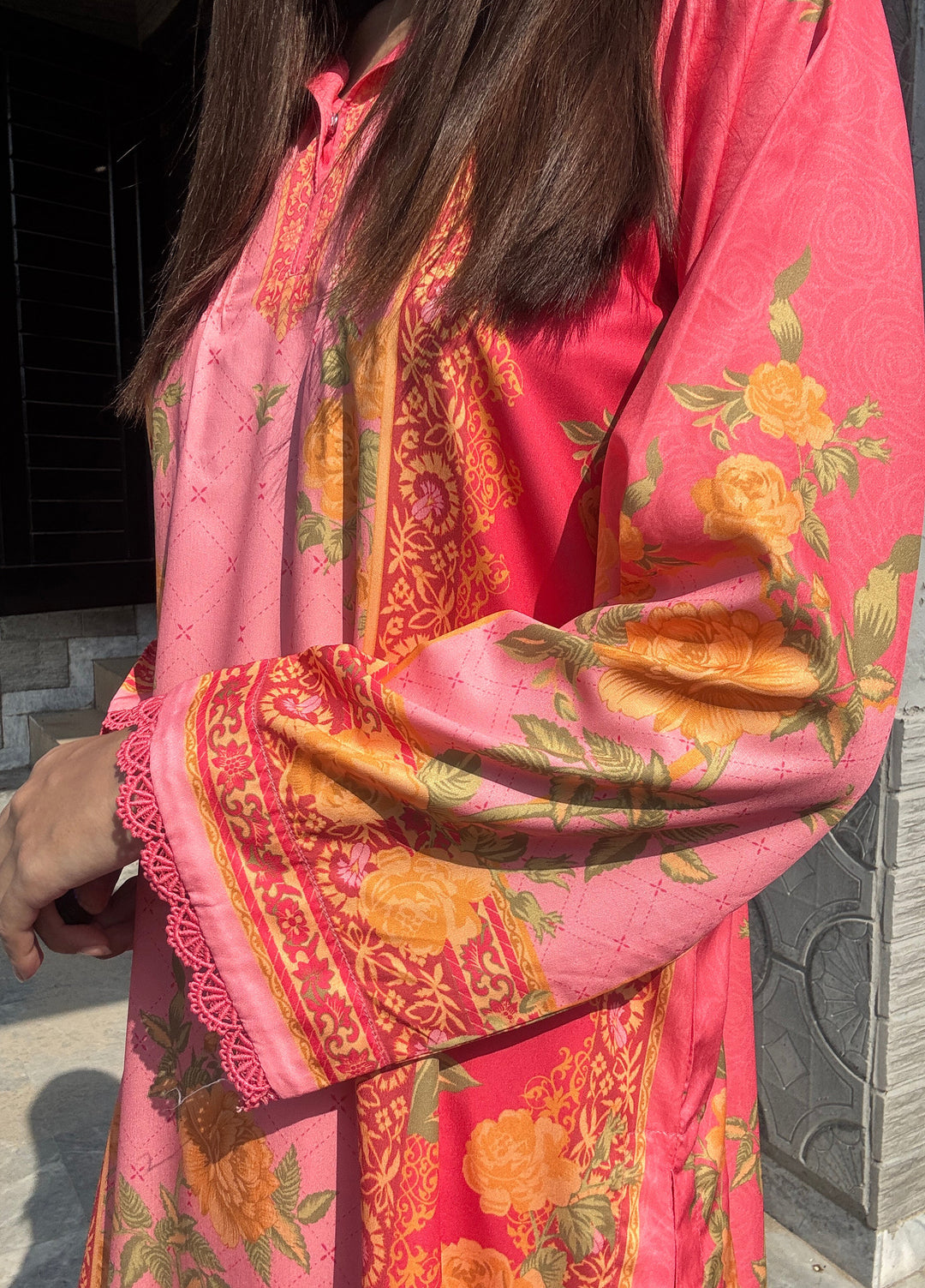 Saba Sumaiya Women RTW Printed Crepe Lawn 2 Piece Suit SS-78659 Rose - Casual Collection