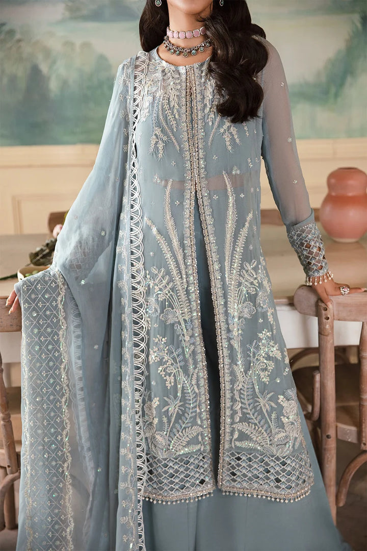 Zarposh Unstitched Embroidered Chiffon 3 Piece Suits ZP26UF Shanze - Festive Collection