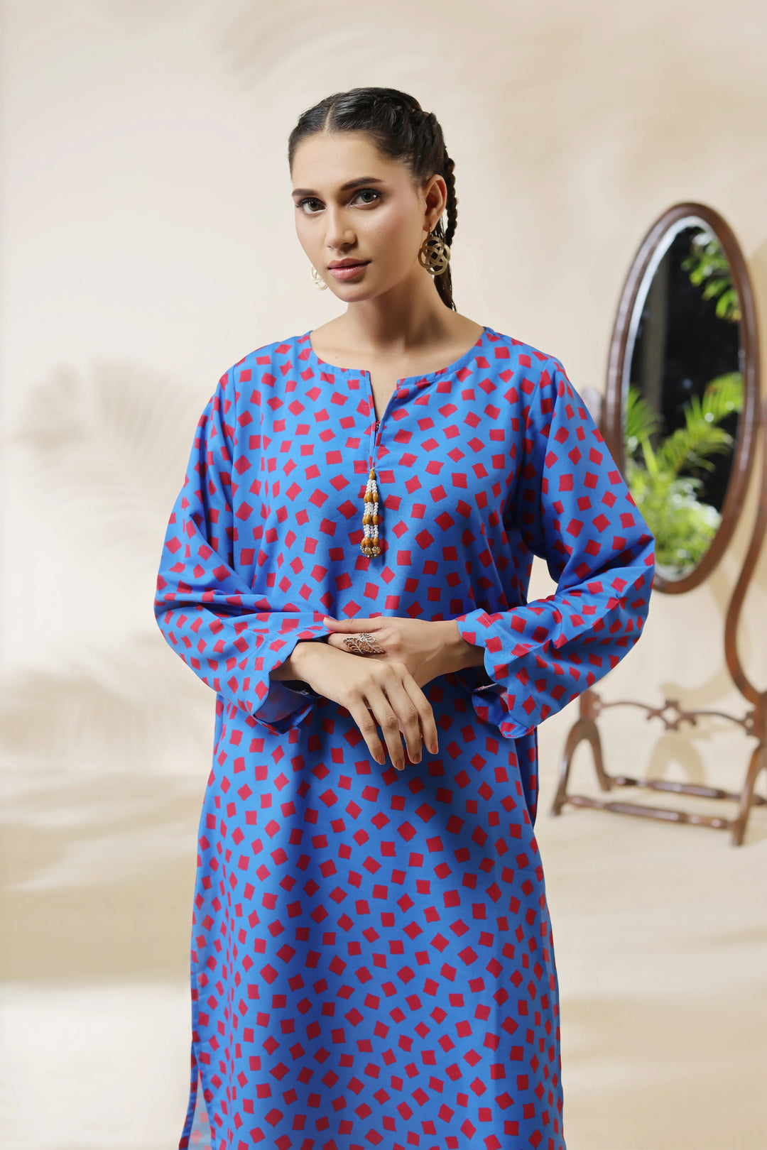 Dhaga Women Pret Printed 1 Piece Poly lawn SS25DKP120 - Summer Collection