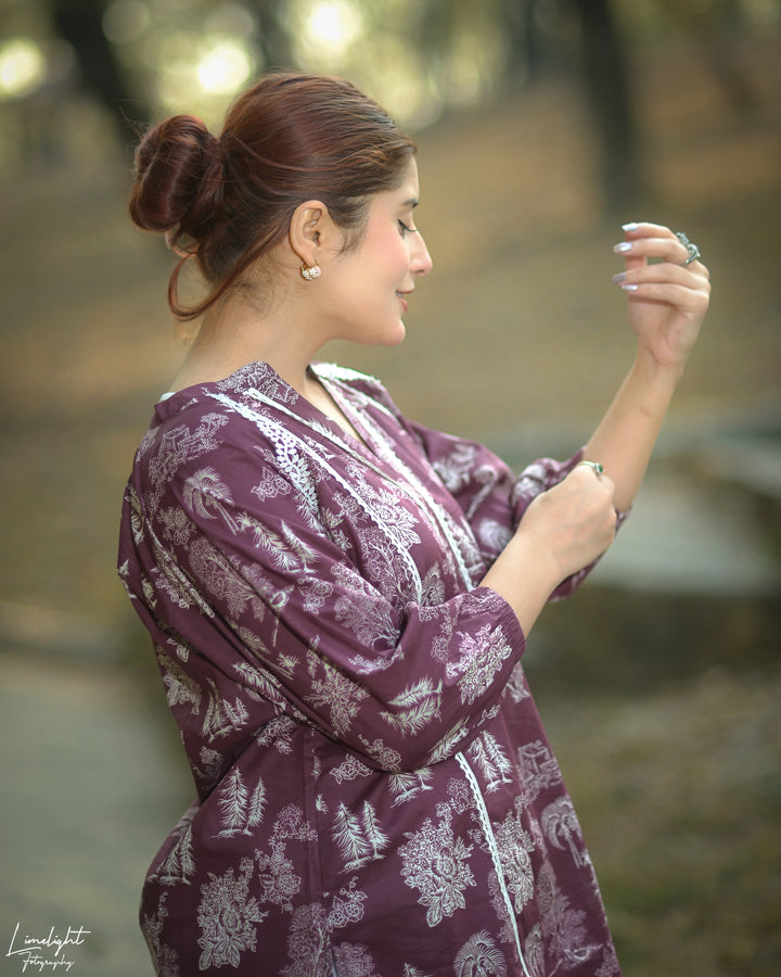 Urban Cut RTW Printed Cotton 1 Piece Floral Shirt 2 Casual Collection
