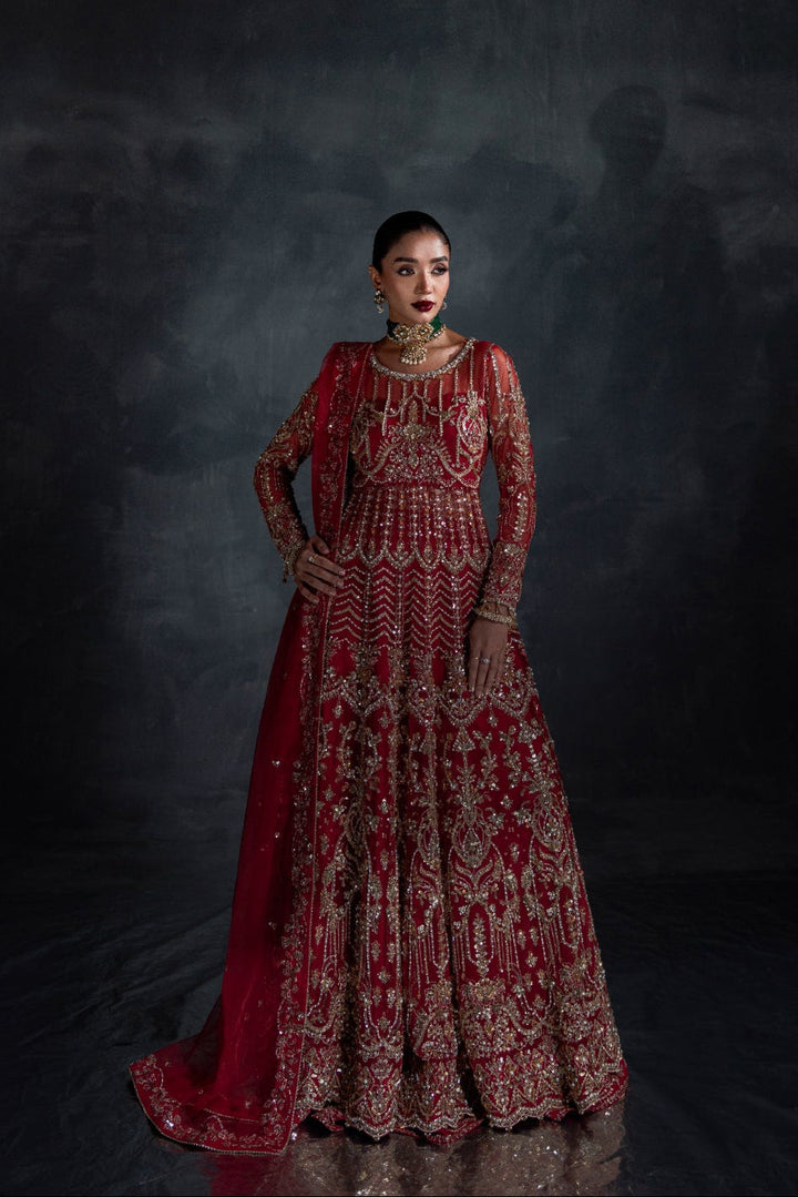 Reve Dore by Enzo RTW Hand work Bareeze Net 3 Piece Suit ELOURA Wedding Collection