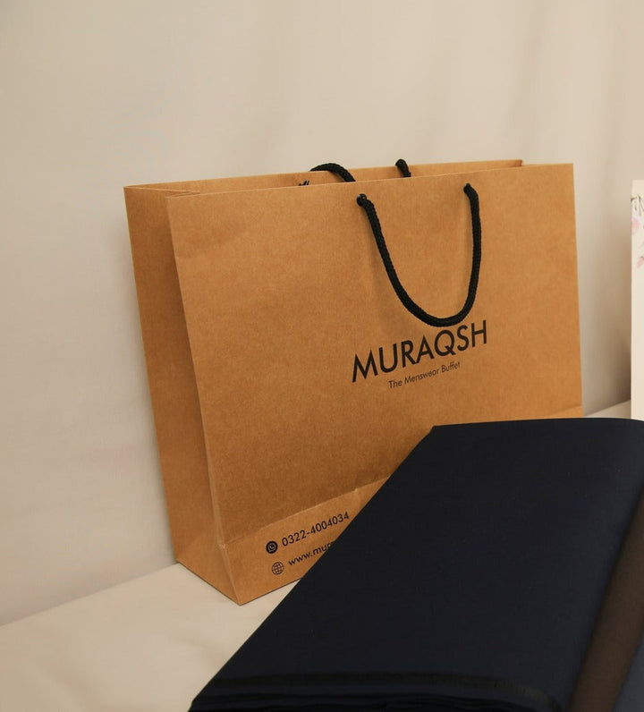 Muraqsh Ready To Wear Solids Cotton Men Gift Hand Bag MUR-GIFT-BAG - Summer Collection