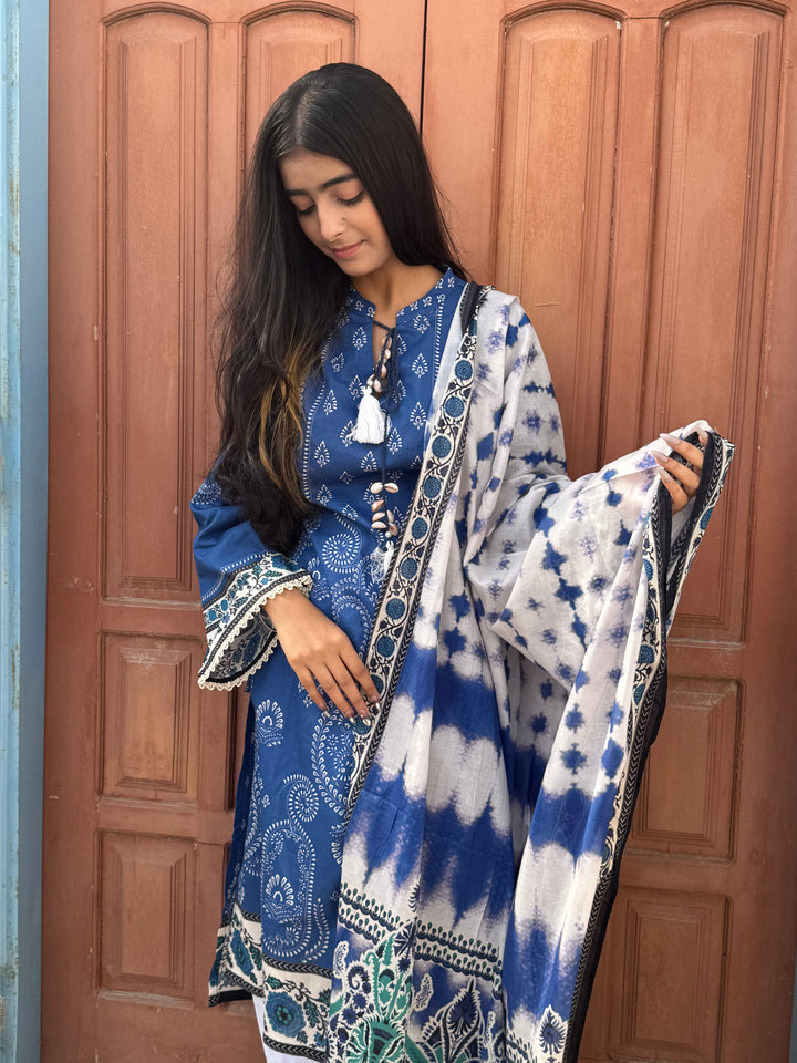 Urban Cut RTW Printed Lawn Co-Ord Sets Suit C-13 - Casual Collection