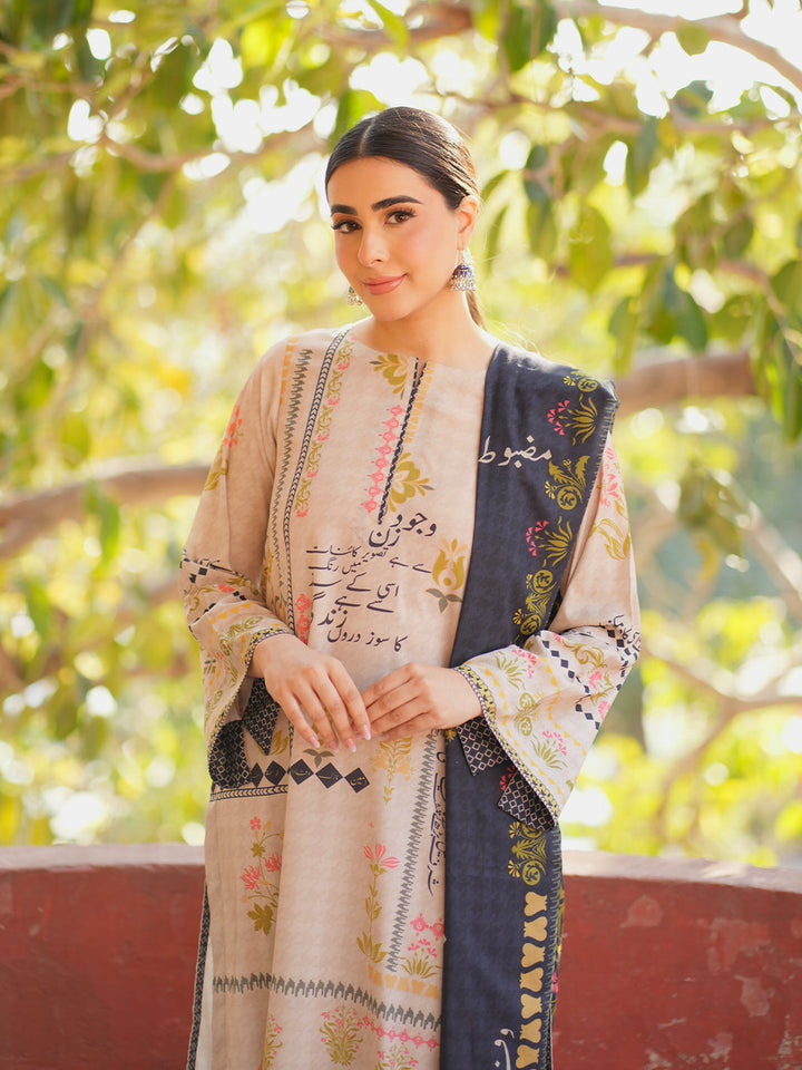 TNG Women Luxury Pret Printed Crepe 2 Piece Suit Quwwat - Casual Collection