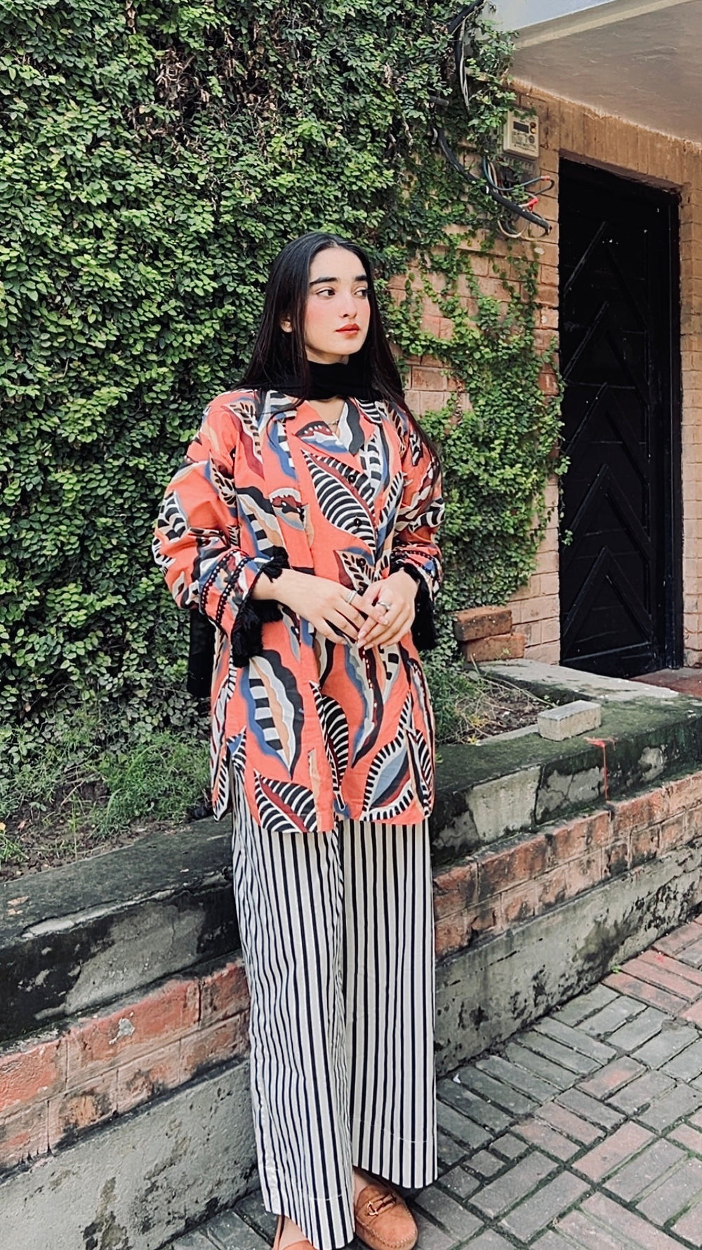 Urban Cut RTW Printed Cotton Co-Ord Sets Suit C-2 - Casual Collection