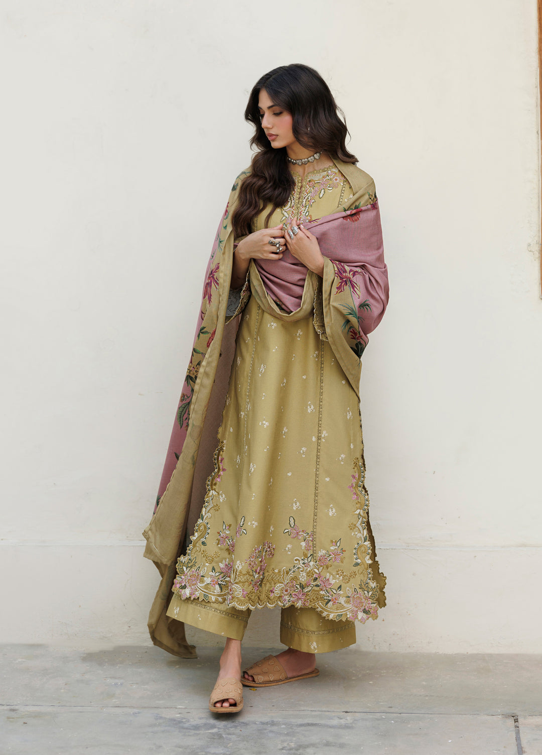 Pre Fall by Iznik Unstitched Embroidered Viscose Linen 3 Piece Suit IZ26UPVC IPF-23 - Casual Collection