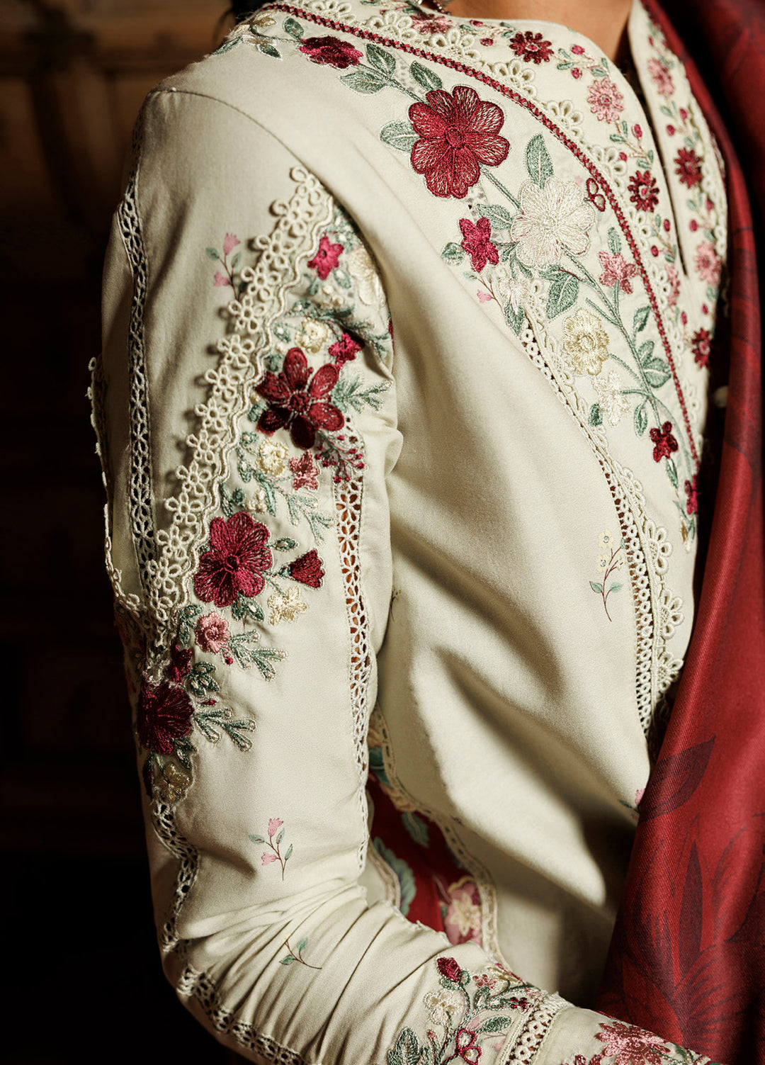 Pre Fall by Iznik Unstitched Embroidered Viscose Linen 3 Piece Suit IZ26UPVC IPF-28 - Casual Collection