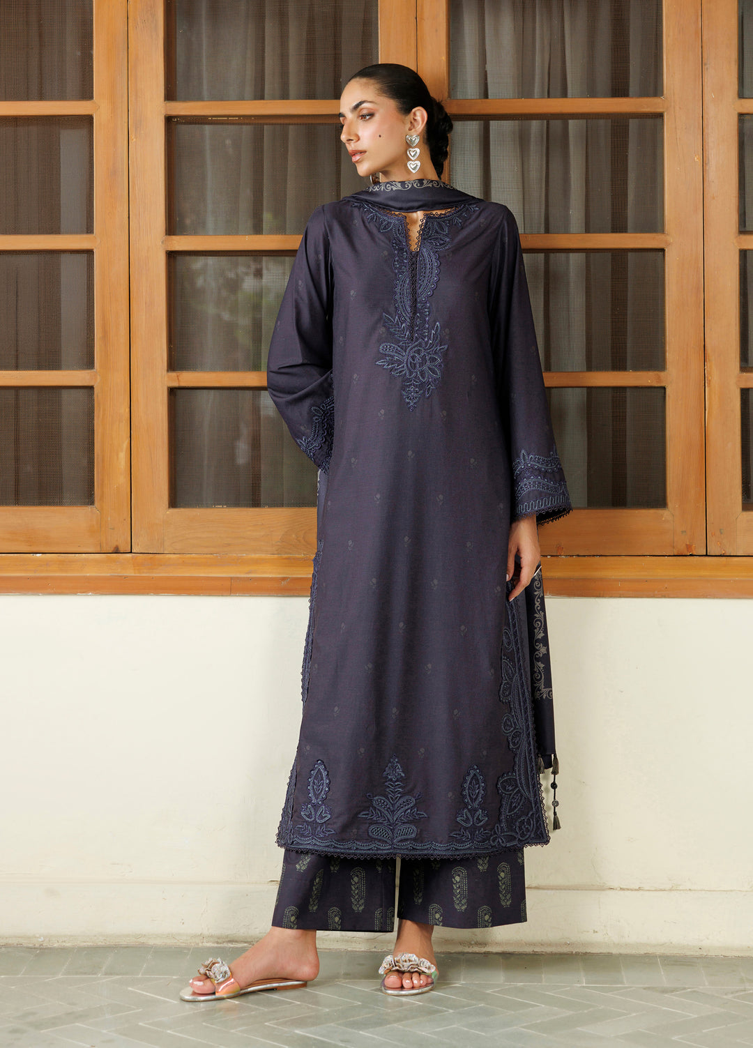 Pre Fall by Iznik Unstitched Embroidered Viscose Linen 3 Piece Suit IZ26UPVC IPF-30 - Casual Collection