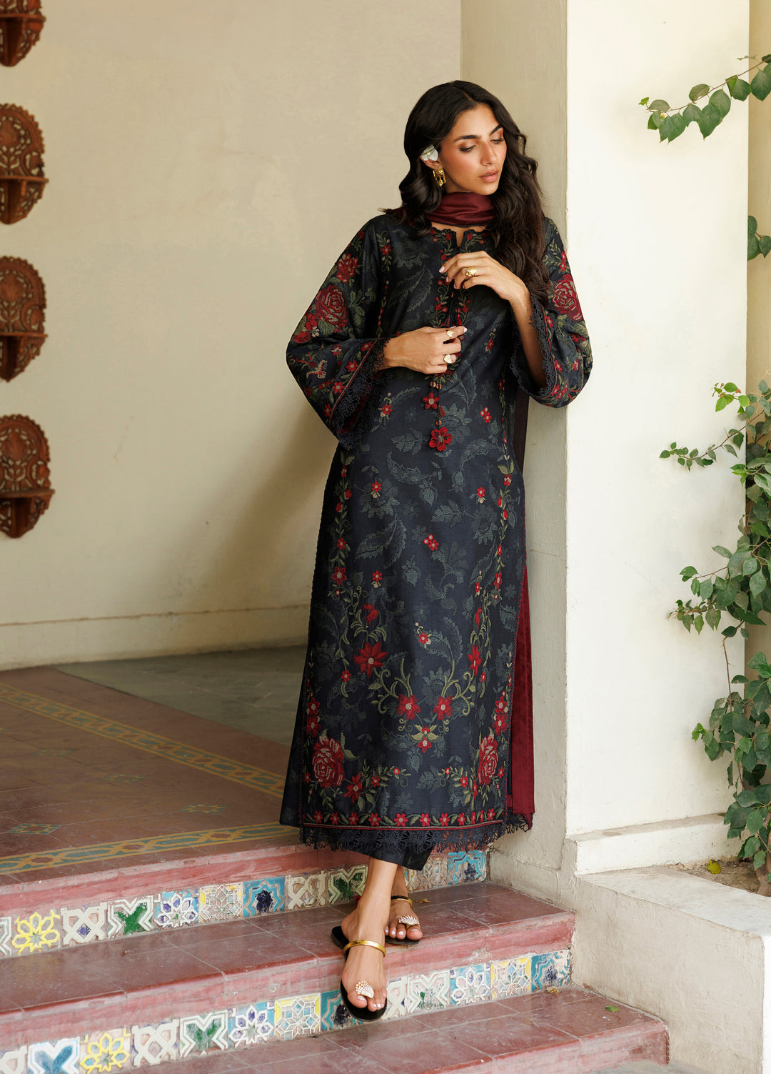 Pre Fall by Iznik Unstitched Embroidered Viscose Linen 3 Piece Suit IZ26UPVC IPF-31 - Casual Collection