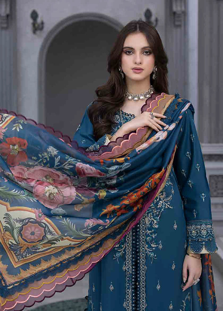 Husn E Adaa by Maham Sultan Unstitched Embroidered Lawn 3 Piece Suit MS26UHA Ishqiya - Lawn Collection