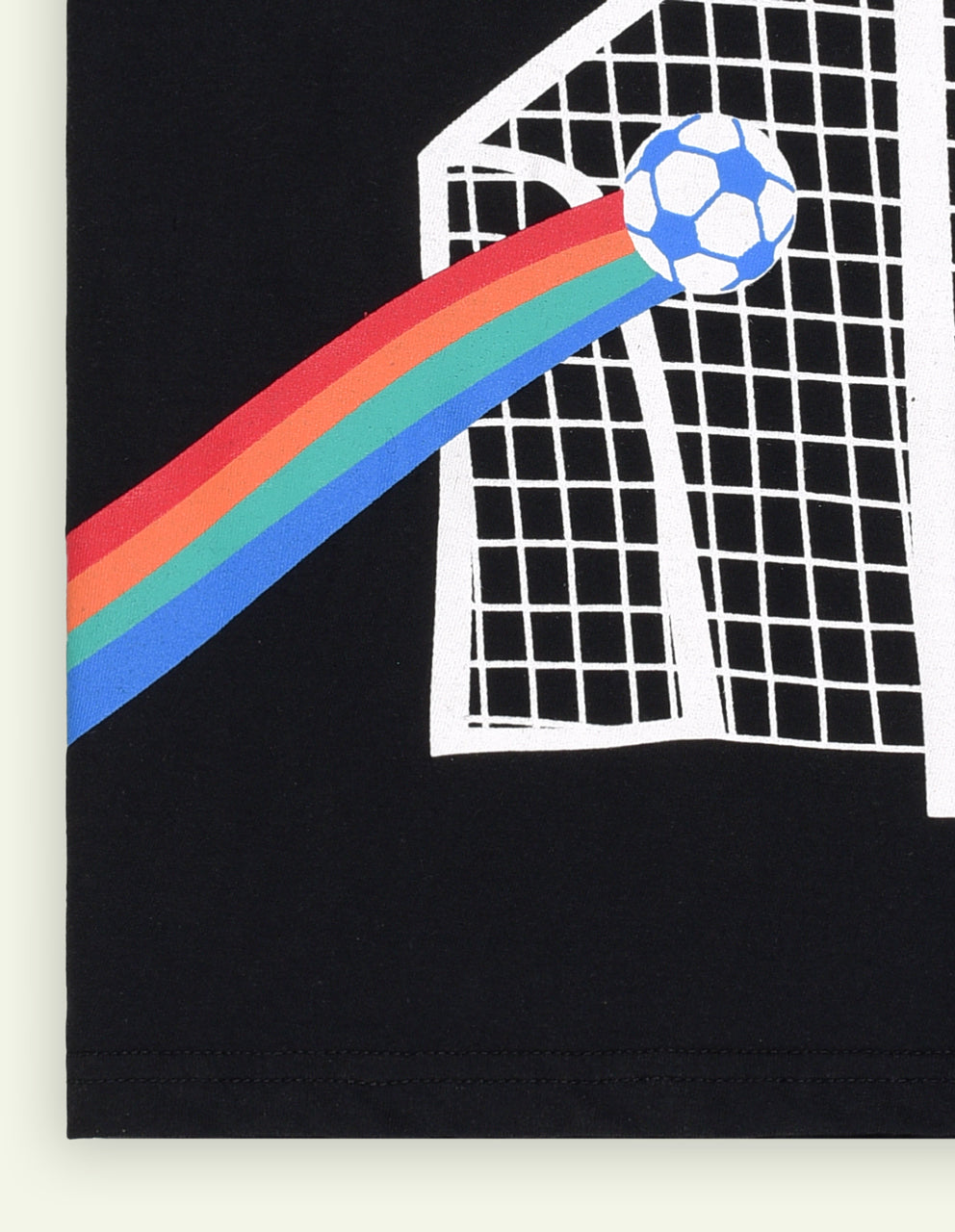 Ixample Boys RTW Printed Jersey 1 Piece Black Football Graphic Tshirt - Casual Collection