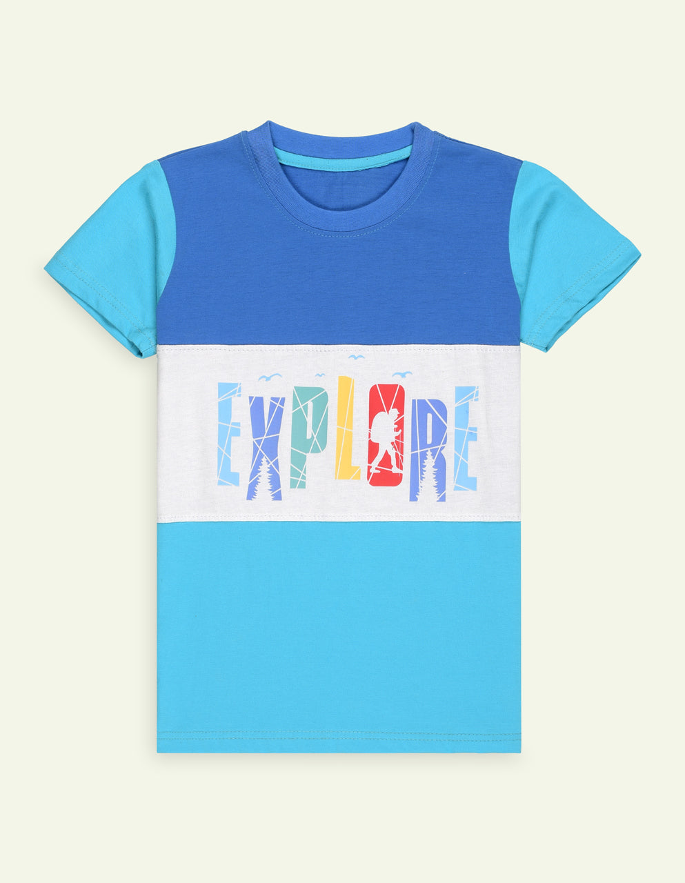 Ixample Boys RTW Printed Jersey 1 Piece Explorer Tshirt - Casual Collection