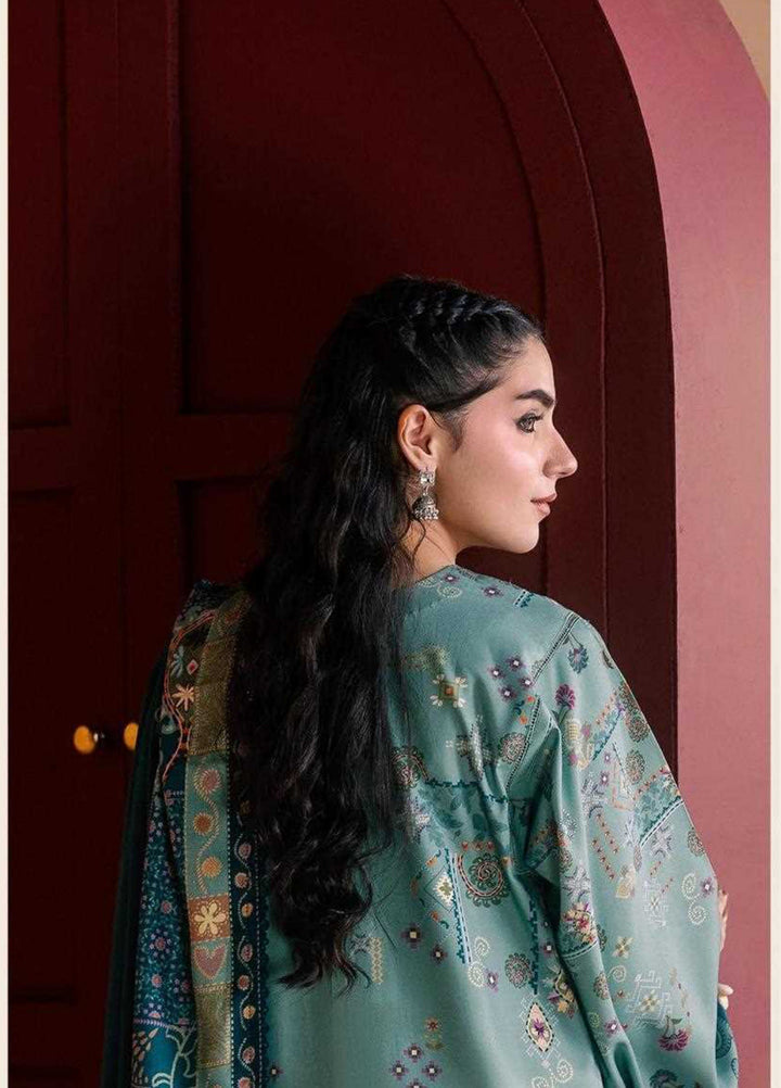 One Nation by Florent Unstitched Embroidered Viscose 3 Piece Suit FL26UON Inara - Casual Collection