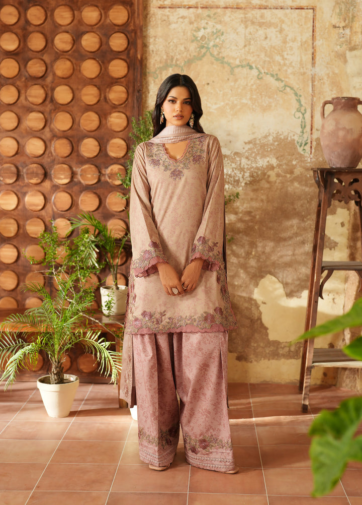 Iznik Pre Fall Printed Linen Suits Unstitched 3 Piece IZ25PF IPF-09 - Winter Collection