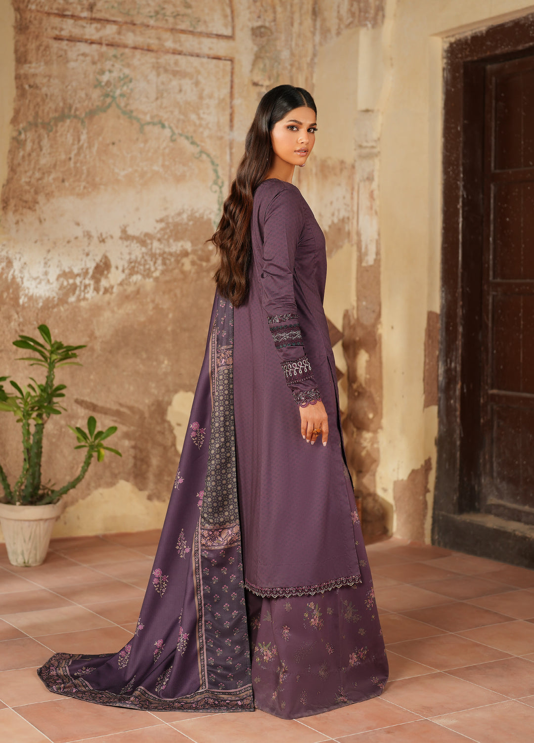 Iznik Pre Fall Printed Linen Suits Unstitched 3 Piece IZ25PF IPF-11 - Winter Collection