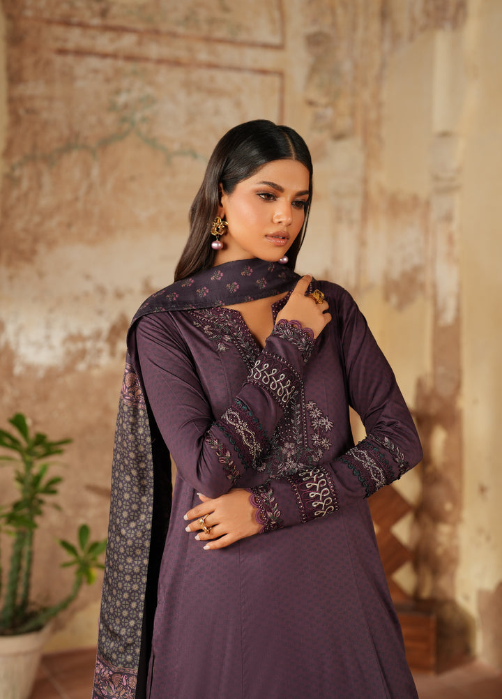 Iznik Pre Fall Printed Linen Suits Unstitched 3 Piece IZ25PF IPF-11 - Winter Collection