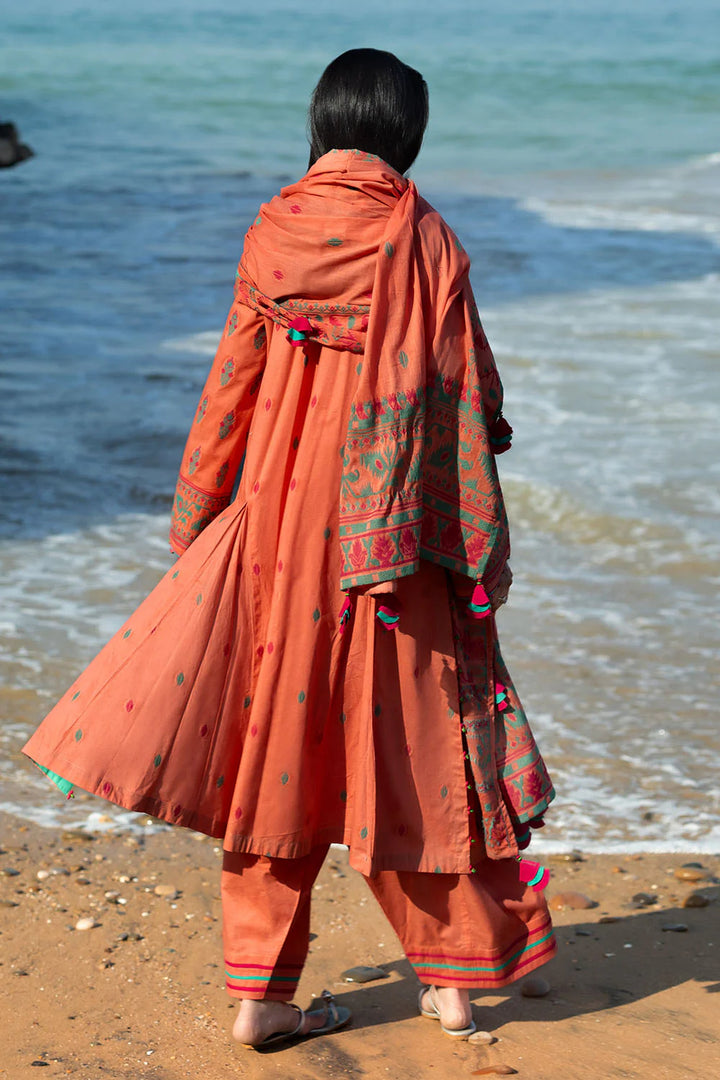 Zar Bano by Gul Ahmed Unstitched Printed Jacquard 3 Piece Suit GA26UZB MJ-52011 - Summer Collection