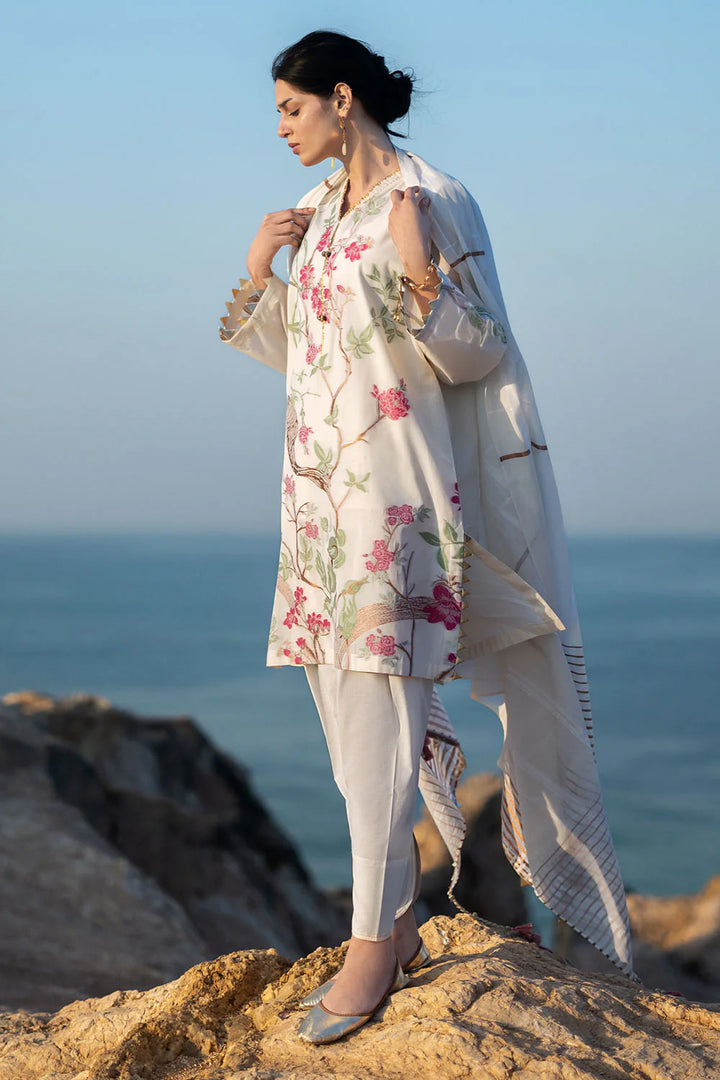 Zar Bano by Gul Ahmed Unstitched Printed Jacquard 3 Piece Suit GA26UZB MJ-52019 - Summer Collection