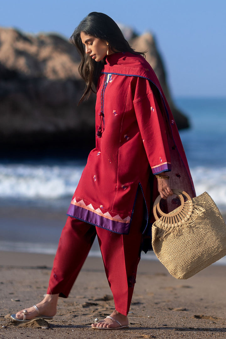 Zar Bano by Gul Ahmed Unstitched Printed Jacquard 3 Piece Suit GA26UZB MJ-62001 - Summer Collection