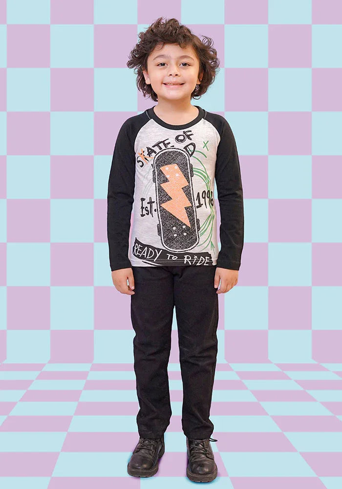 Ochre RTW Printed Cotton T-Shirt Unisex 1 Piece OKB-282 - Summer Collection