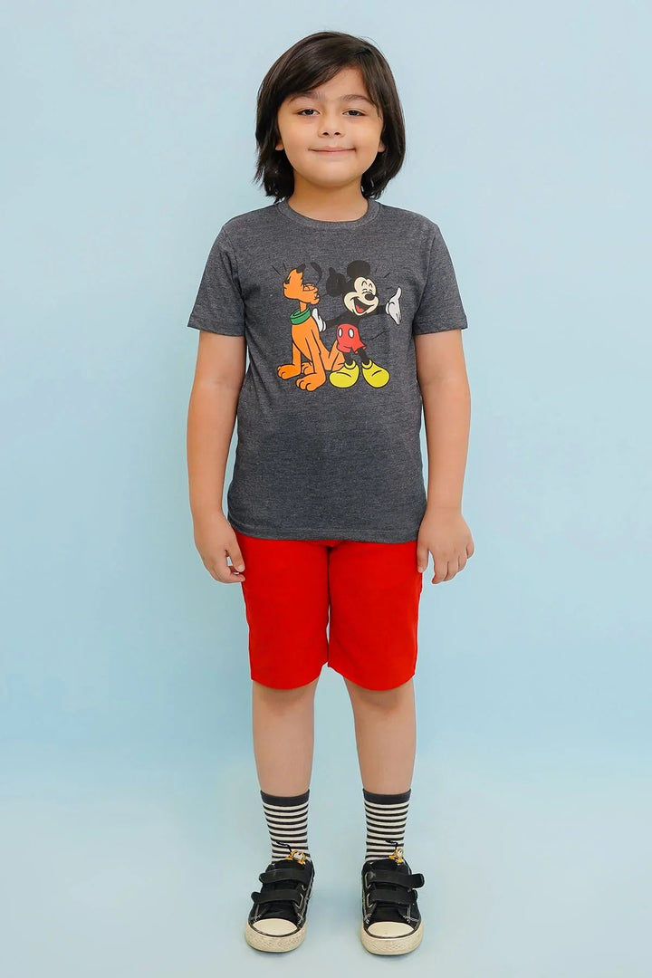 Ochre RTW Printed Cotton T-Shirt Boys 1 Piece OKB-295 - Summer Collection