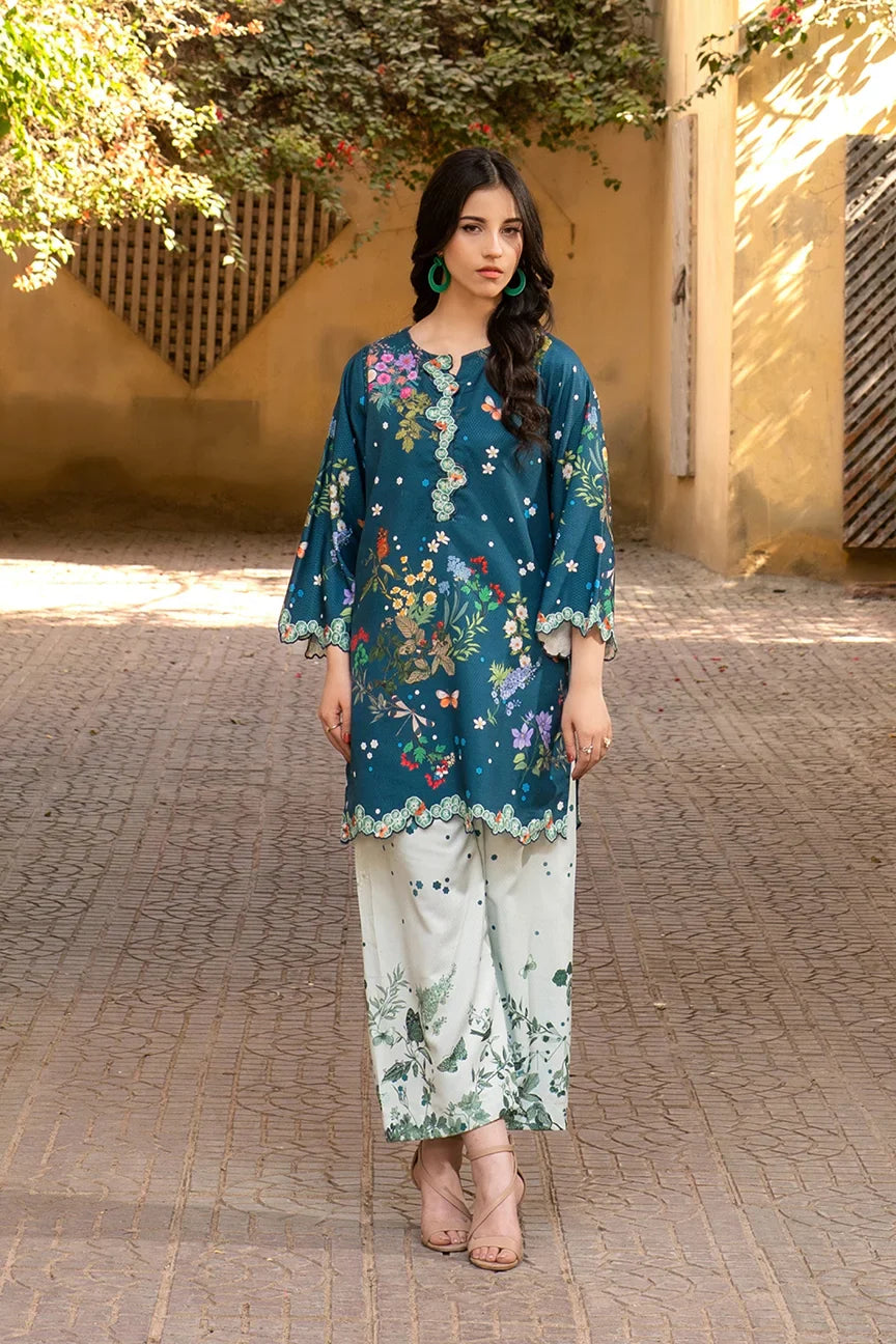 Dhaga Women Pret Printed 2 Piece Soft Crepe Juneau FW25DSE701 - Summer Collection