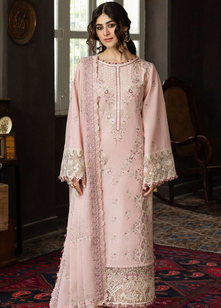 Kahf Premium Embroidered Karandi Suits Unstitched 3 Piece KHF25KU KKH-08 Rosabelle - Winter Collection