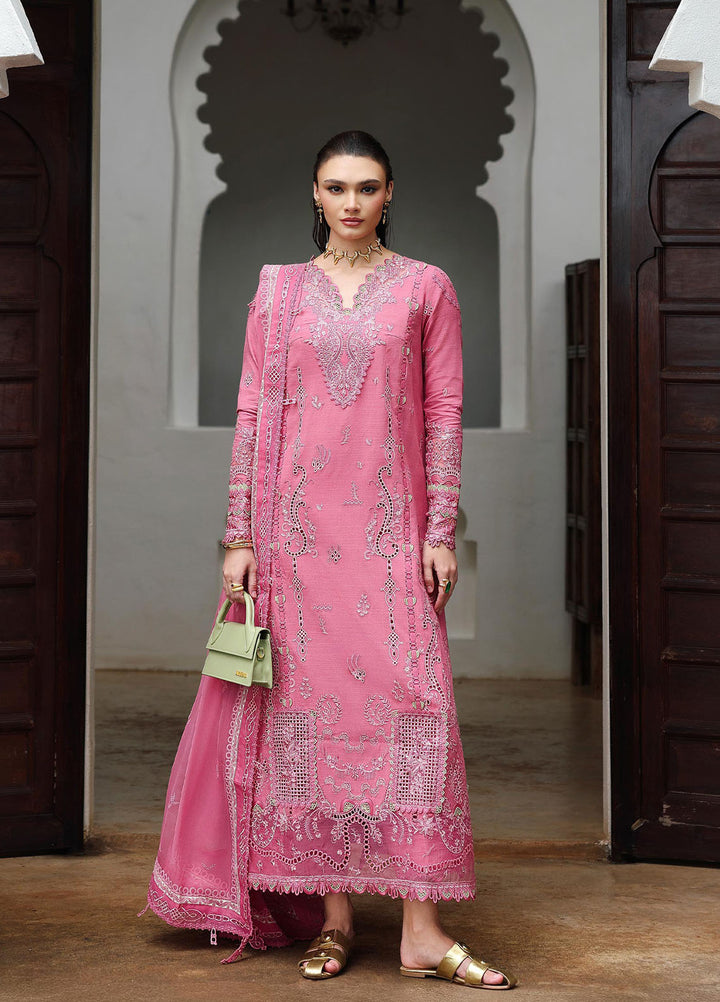 Q Line by Qalamkar Embroidered Linen Suits Unstitched 3 Piece QLM25QW KL-04 Bloom - Winter Collection