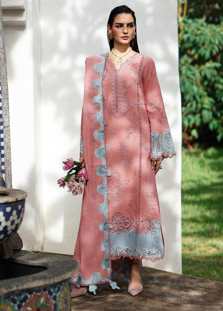 Q Line by Qalamkar Embroidered Linen Suits Unstitched 3 Piece QLM25QW KL-10 Faye - Winter Collection