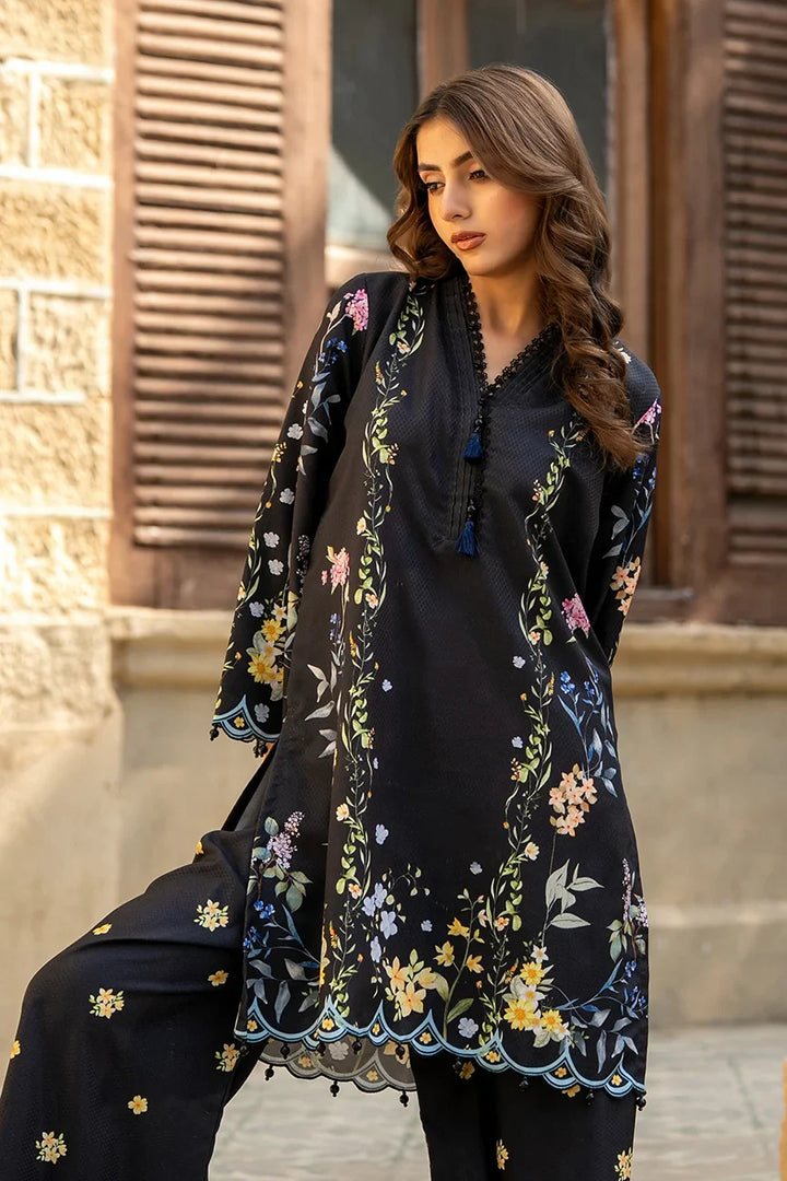 Dhaga Women Pret Printed Herringbone 2 Piece Suit Keiran FW25DSE707 - Winter Collection