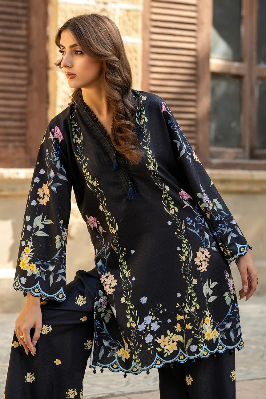 Dhaga Women Pret Printed Herringbone 2 Piece Suit Keiran FW25DSE707 - Winter Collection