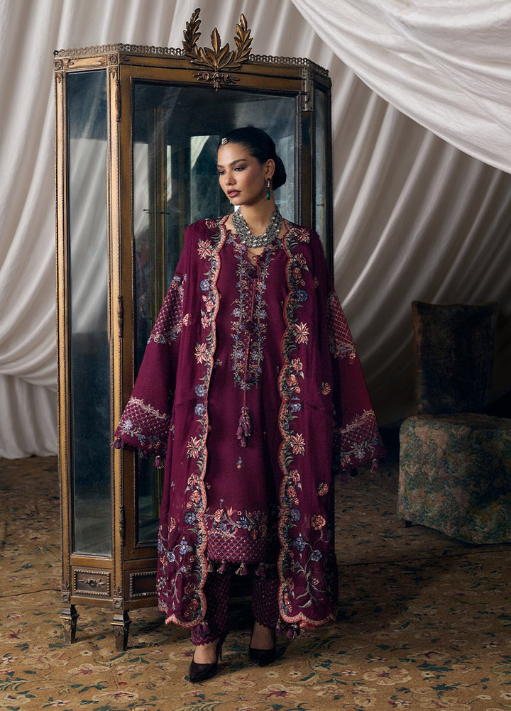 Radha Kishan by Hussain Rehar Unstitched Embroidered Karandi 3 Piece Suit JUHI - Winter Collection