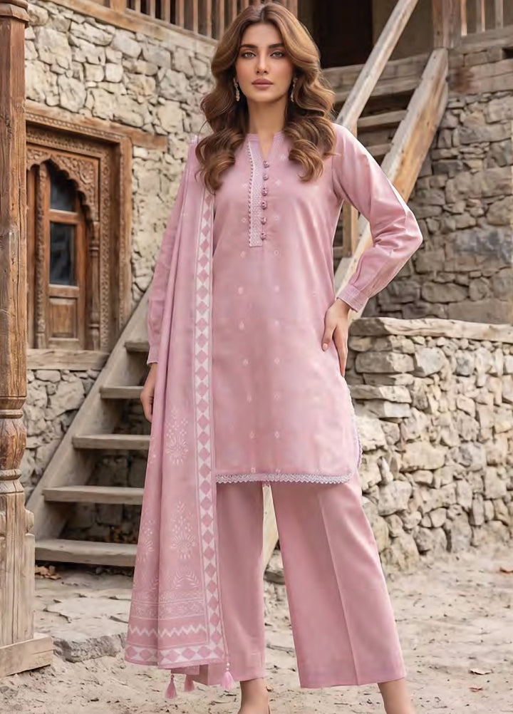 Lakhany Unstitched Printed Pashmina 3 Piece Suit LSM26UP LG-SG-0164-C - Casual Collection