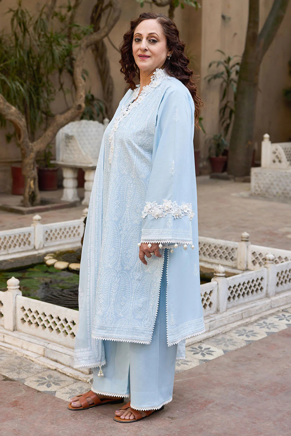 Tribute To Mother by Gul Ahmed Unstitched Embroidered Lawn 3 Piece Suit GA26UTM BM-62016 - Summer Collection