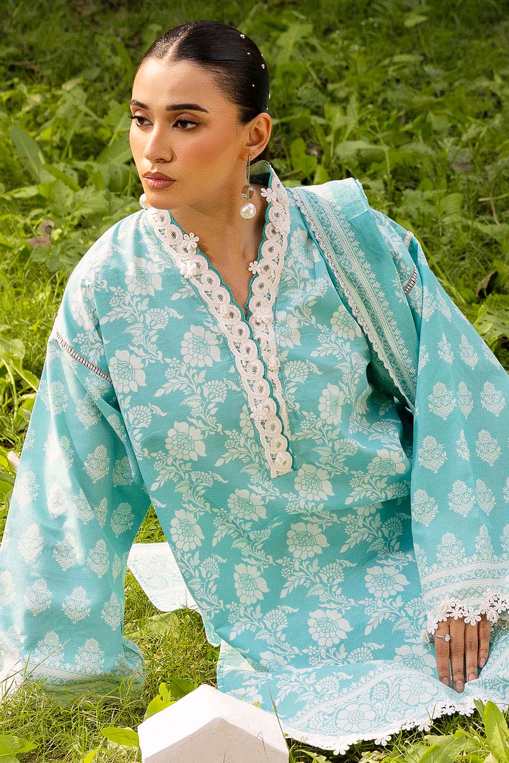 Mitti ki Khusboo by Gul Ahmed Unstitched Printed Lawn 3 Piece Suit GA26UMK CL-52437 - Summer Collection