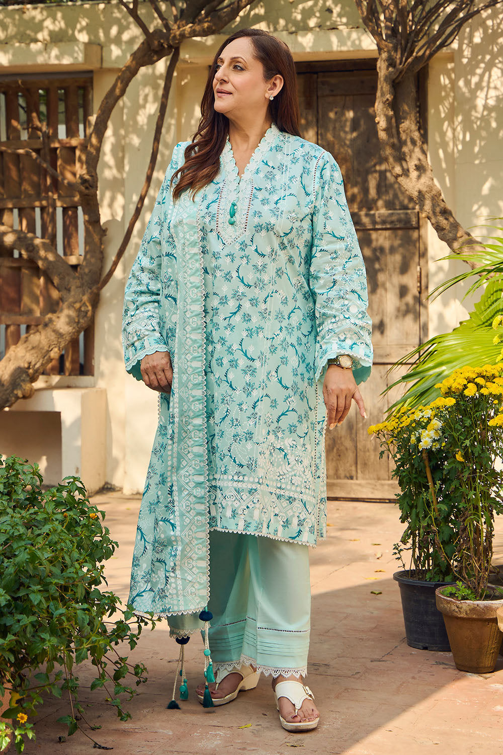 Tribute To Mother by Gul Ahmed Unstitched Printed Lawn 3 Piece Suit GA26UTM CL-62108 A - Summer Collection