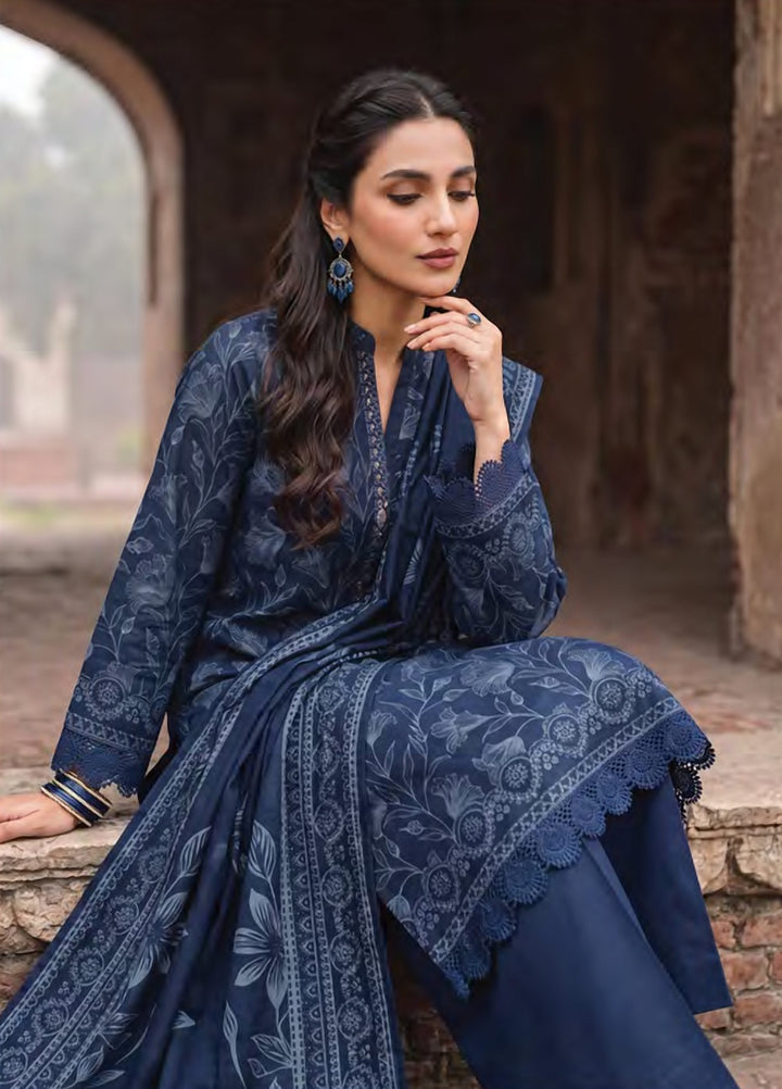 Cashmi by Lakhany Unstitched Printed Wool 3 Piece Suit LSM26UC LG-RK-0198-A - Winter Collection
