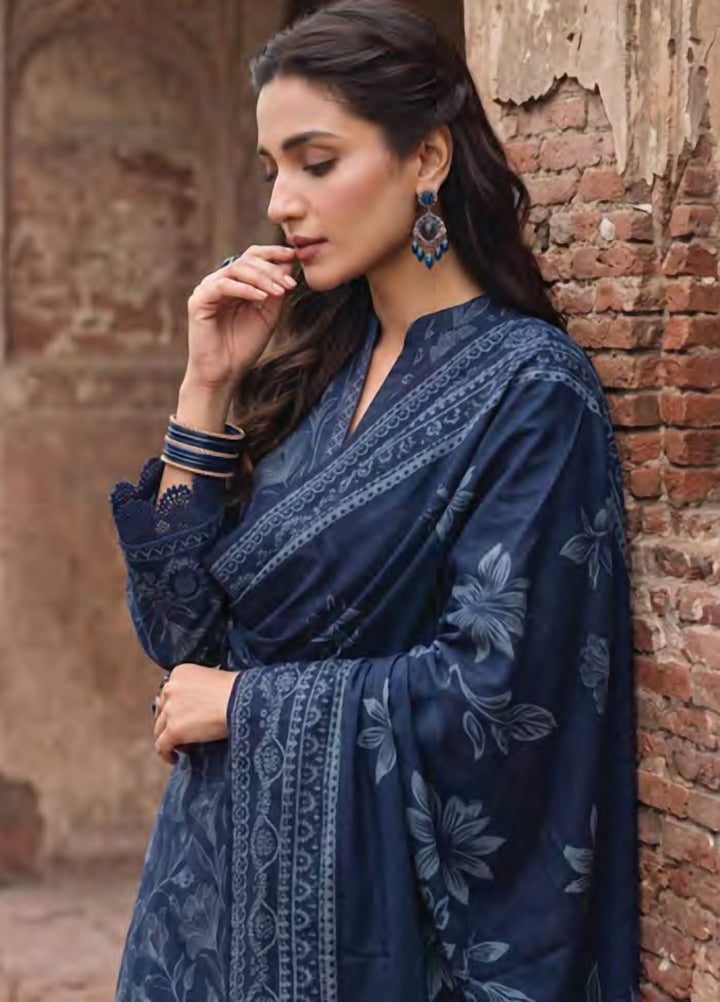 Cashmi by Lakhany Unstitched Printed Wool 3 Piece Suit LSM26UC LG-RK-0198-A - Winter Collection