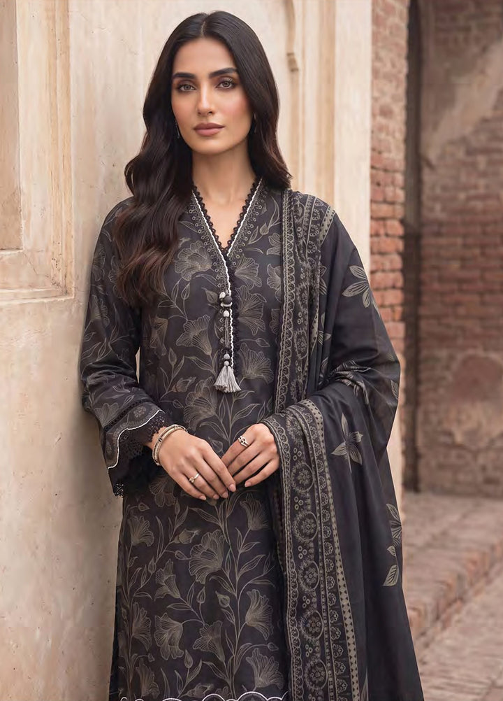 Cashmi by Lakhany Unstitched Printed Wool 3 Piece Suit LSM26UC LG-RK-0198-C - Winter Collection