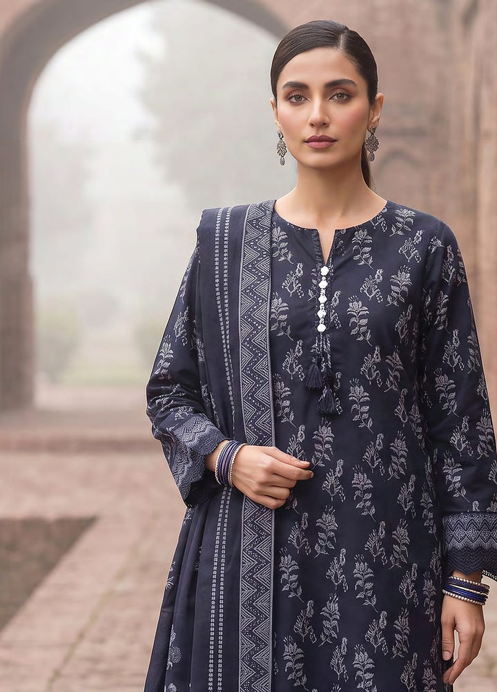 Cashmi by Lakhany Unstitched Printed Wool 3 Piece Suit LSM26UC LG-RL-0532-C - Winter Collection