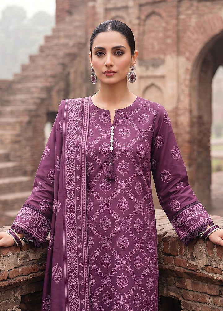 Cashmi by Lakhany Unstitched Printed Wool 3 Piece Suit LSM26UC LG-RL-0533-A - Winter Collection