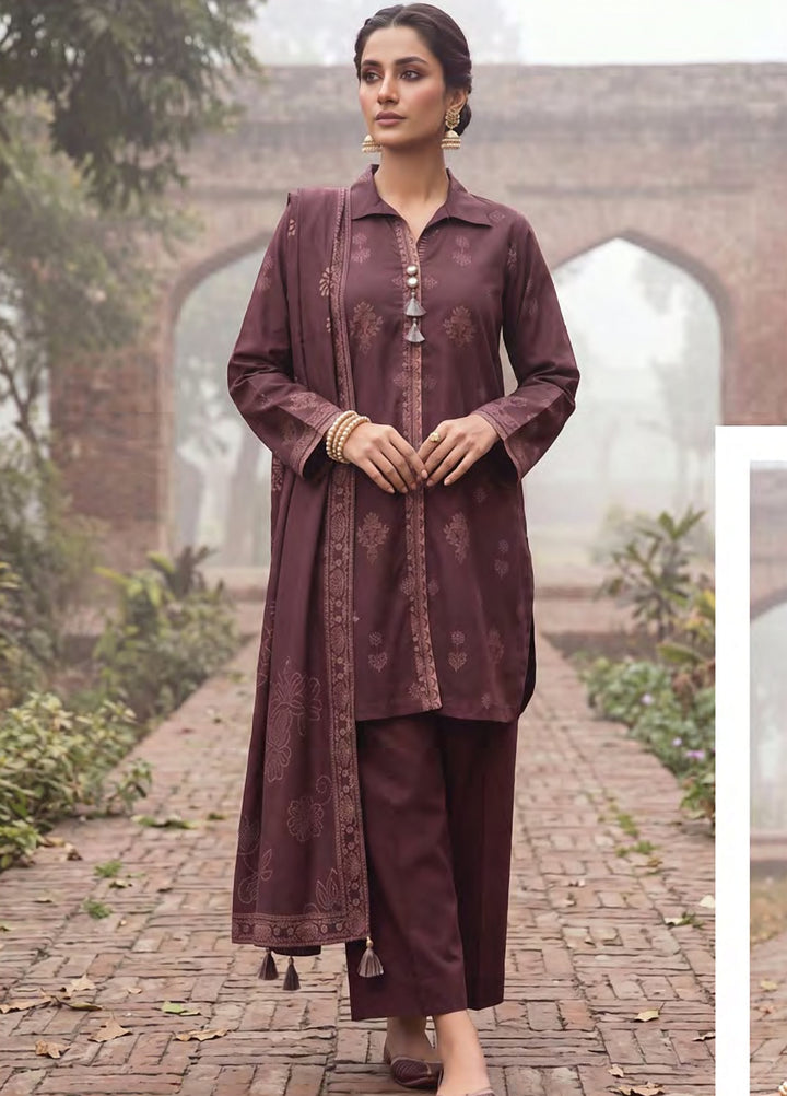 Cashmi by Lakhany Unstitched Printed Wool 3 Piece Suit LSM26UC LG-SG-0166-C - Winter Collection