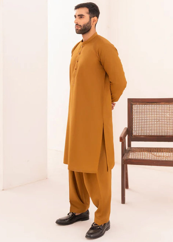 Junoon by Buraq Mens RTW Embroidered Wash N Wear 2 Piece Suit Rumi Casual Collection