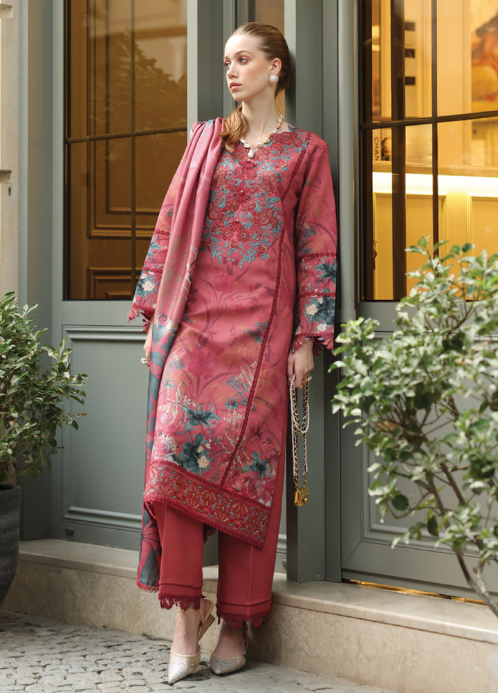 Lifestyle by Rang Rasiya Unstitched Embroidered Linen Suits 3 Piece RR25LW D-06 Emily - Winter Collection