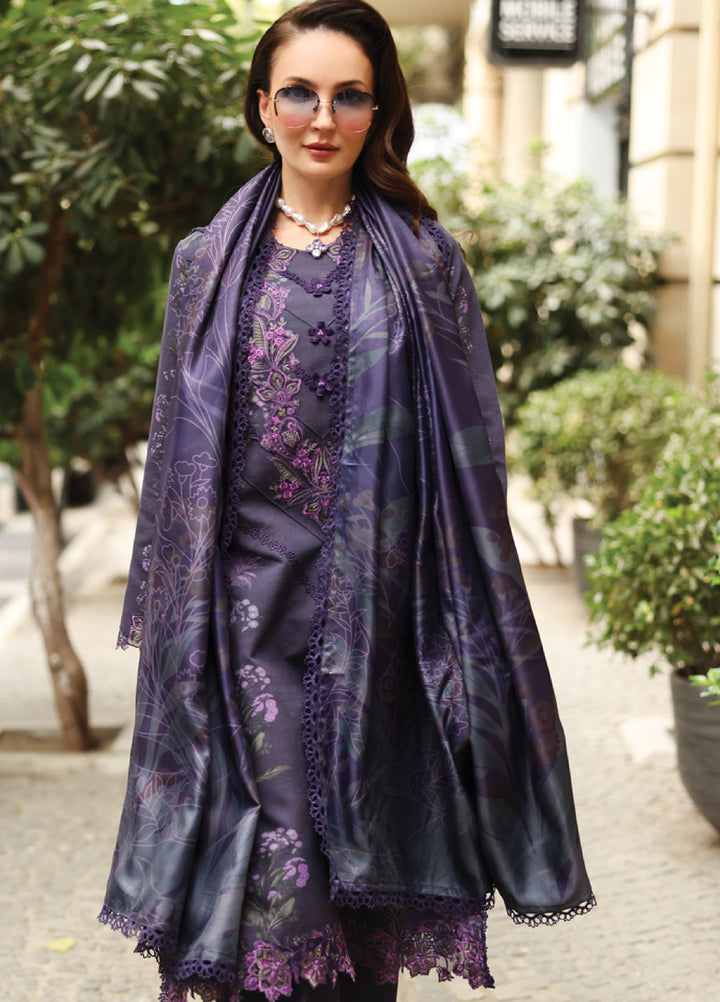 Lifestyle by Rang Rasiya Unstitched Embroidered Linen Suits 3 Piece RR25LW D-10 Ella - Winter Collection