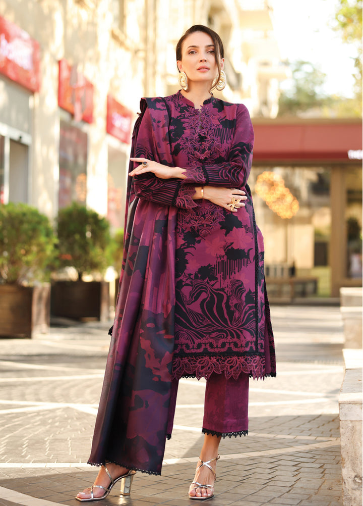 Lifestyle by Rang Rasiya Unstitched Embroidered Khaddar Suits 3 Piece RR25LW D-12 Freya - Winter Collection